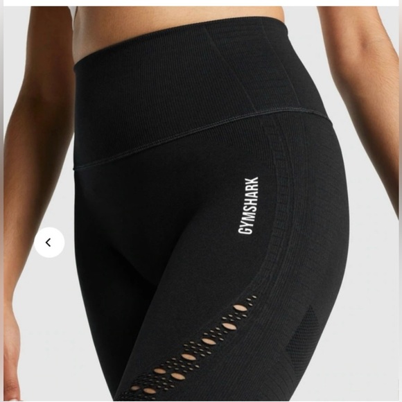 EUC Gymshark Vital Seamless Leggings Black Size Small - Picture 3 of 9